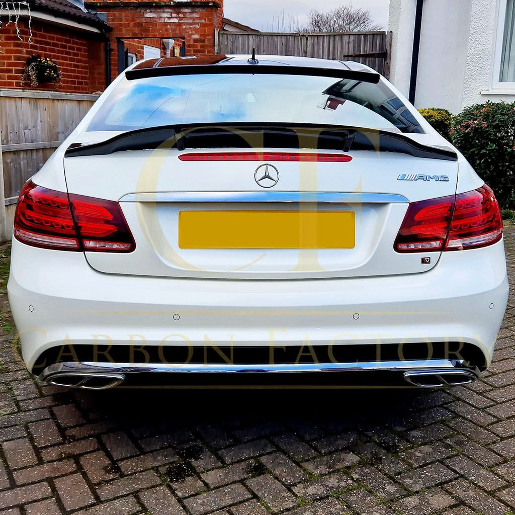Renntech Style Carbon Fibre Boot Spoiler for Mercedes Benz C207 E Class Coupe 10-17