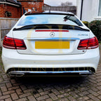 Renntech Style Carbon Fibre Boot Spoiler for Mercedes Benz C207 E Class Coupe 10-17