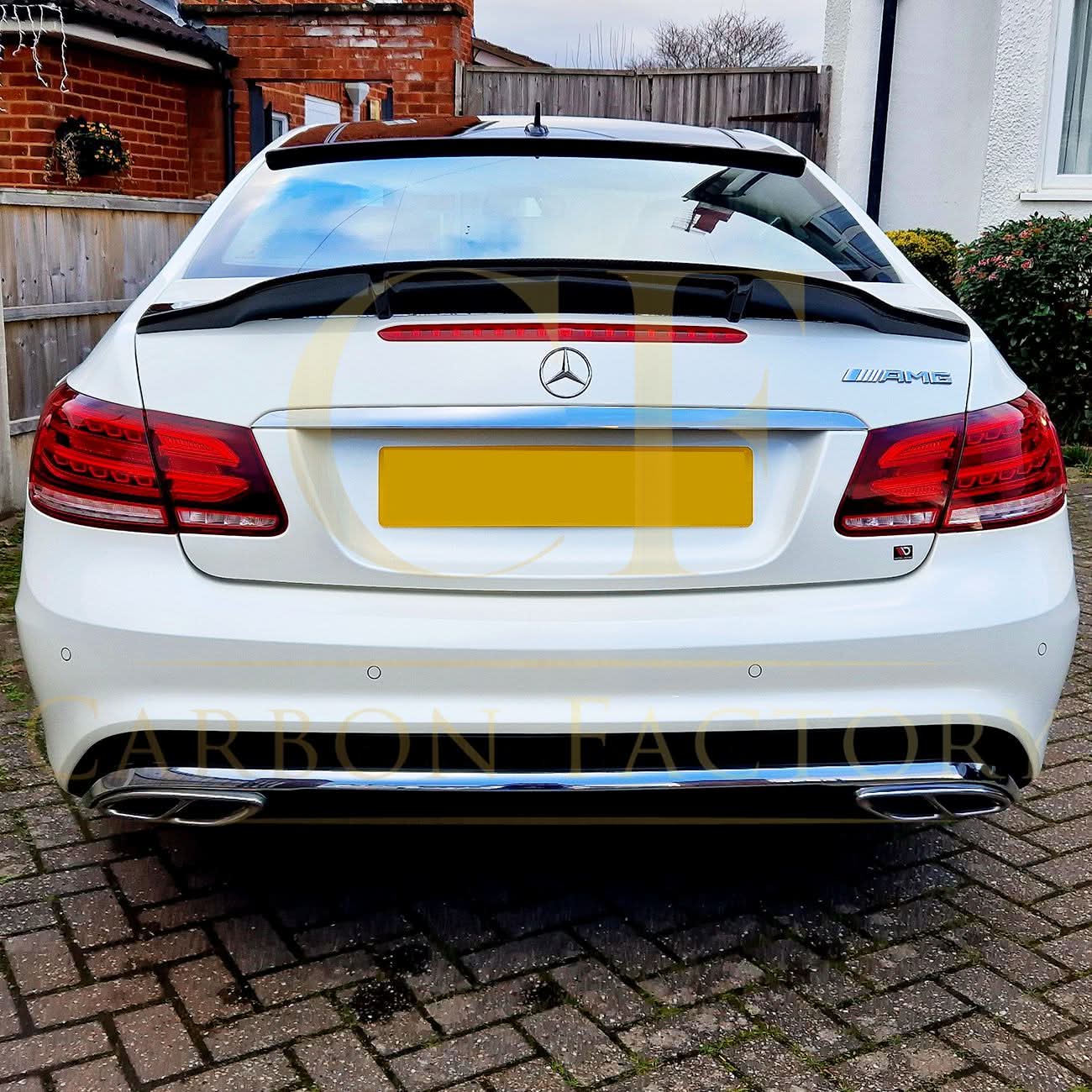 Renntech Style Carbon Fibre Boot Spoiler for Mercedes Benz C207 E Class Coupe 10-17