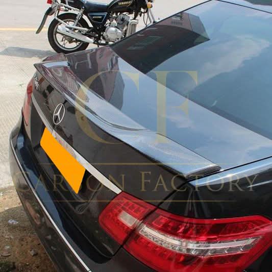 Renntech Style Carbon Fibre Boot Spoiler for Mercedes Benz C207 E Class Coupe 10-17