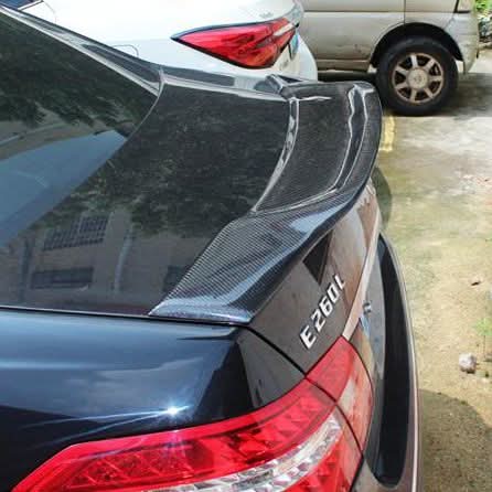 Renntech Style Carbon Fibre Boot Spoiler for Mercedes Benz C207 E Class Coupe 10-17