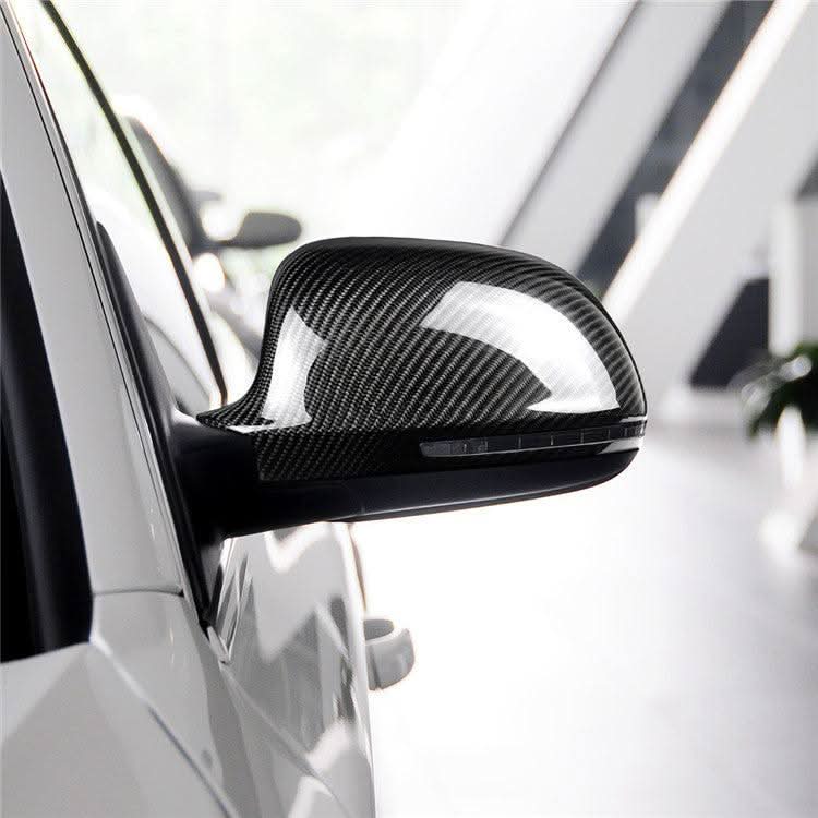 Replacement Carbon Fibre Mirror Covers for Audi A4 B8 08-12