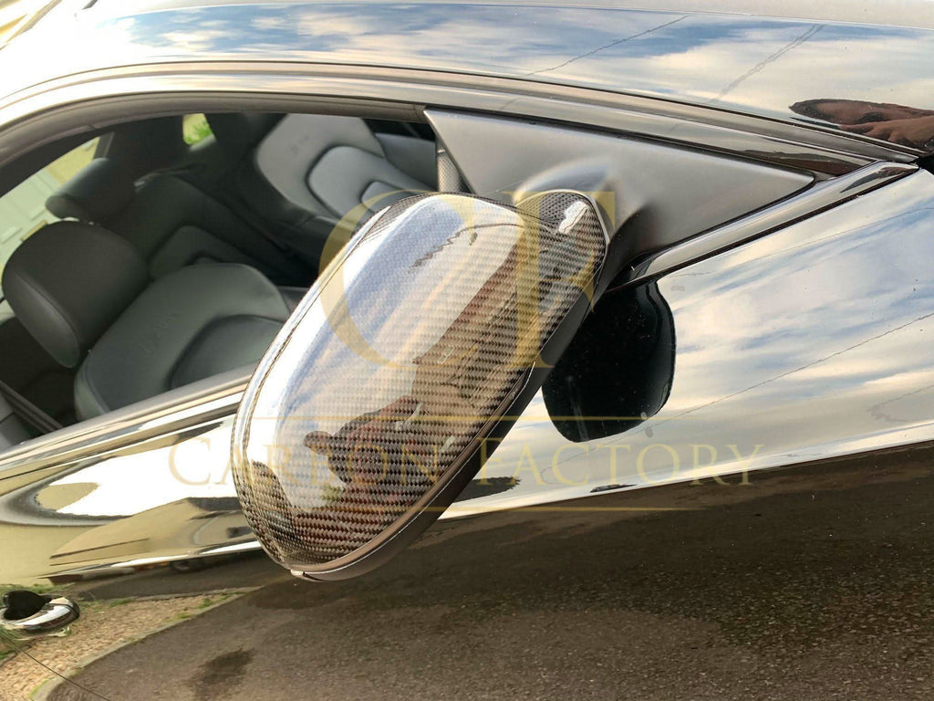 Replacement Carbon Fibre Mirror Covers for Audi B8 B8.5 A5 S5 RS5 10-16
