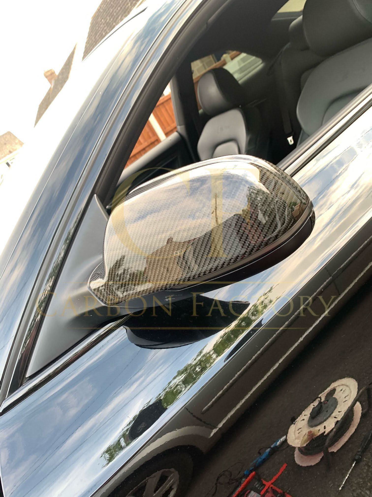 Replacement Carbon Fibre Mirror Covers for Audi B8 B8.5 A5 S5 RS5 10-16