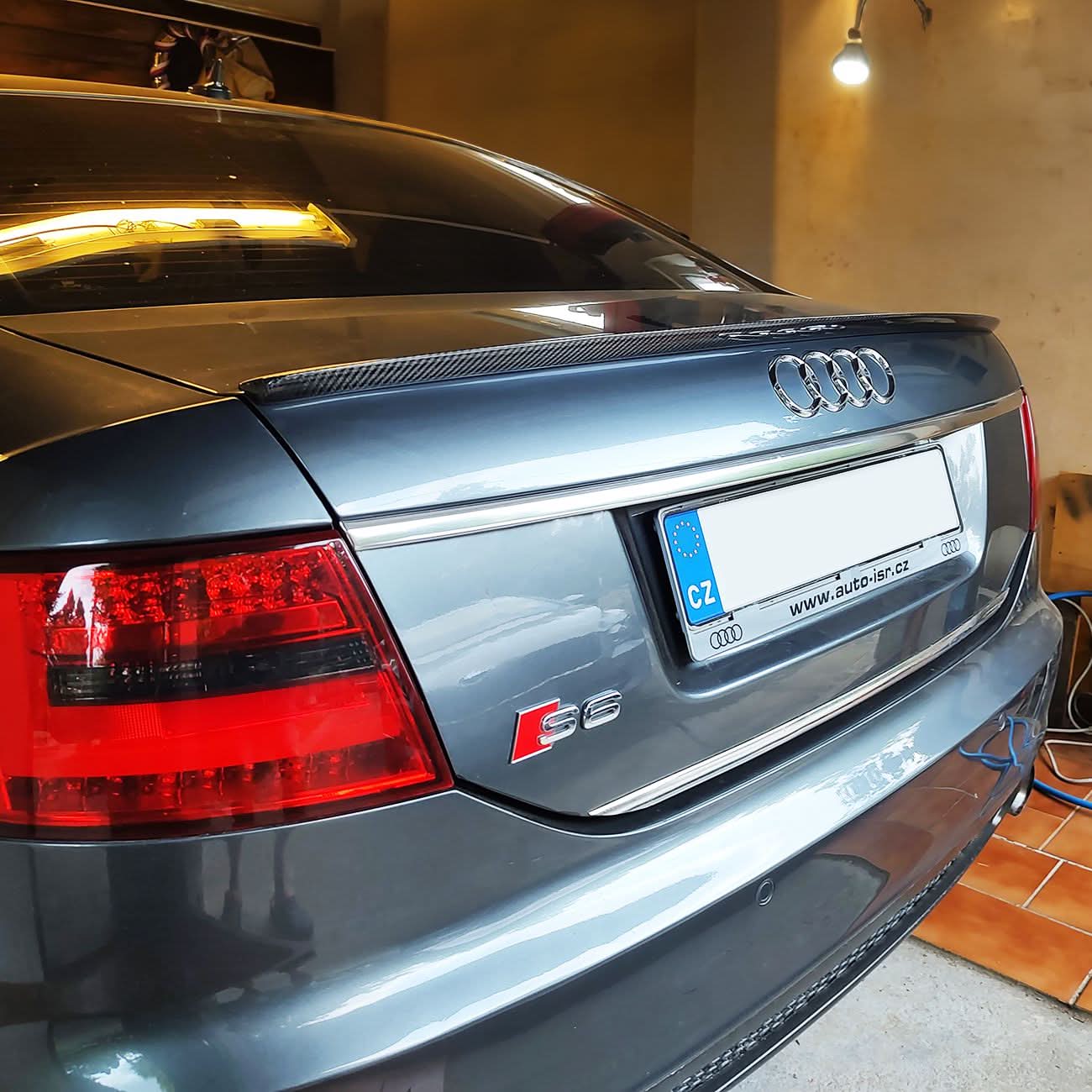S6 Style Carbon Fibre Boot Spoiler for Audi C6 A6 04-11