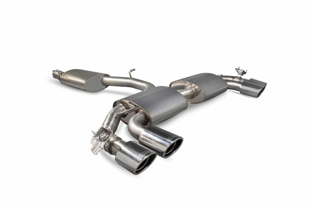 Scorpion Audi TT S MK3 (2014-16) Cat-Back Exhaust with Valves (Non-GPF Model Only)