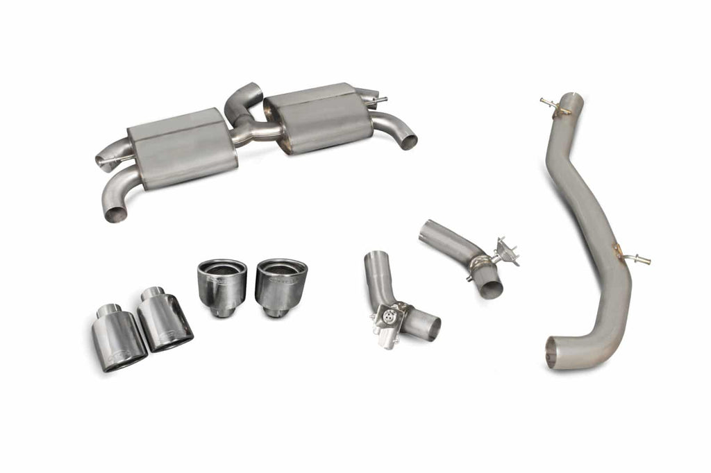 Scorpion Audi TT S MK3 (2014-16) Cat-Back Exhaust with Valves (Non-GPF Model Only)