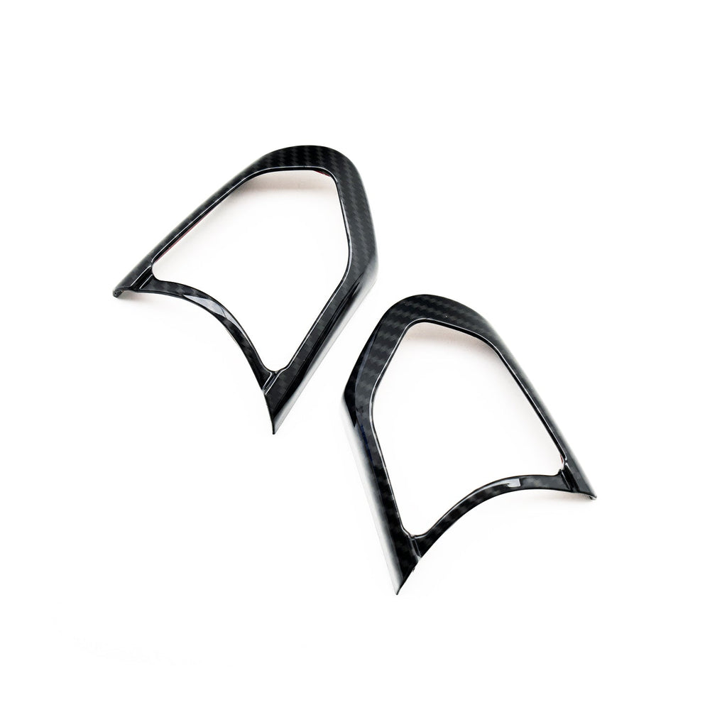SHFT BMW F Series Steering Wheel Button Trim In Gloss Carbon Fibre Look