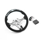SHFT BMW F Series Round Steering Wheel In Full Alcantara With LED Race Display