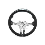 SHFT BMW F Series Round Steering Wheel In Full Alcantara With LED Race Display