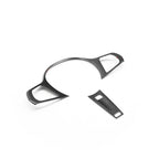 SHFT BMW G Series Steering Wheel Trim Cover In Gloss Carbon Fibre