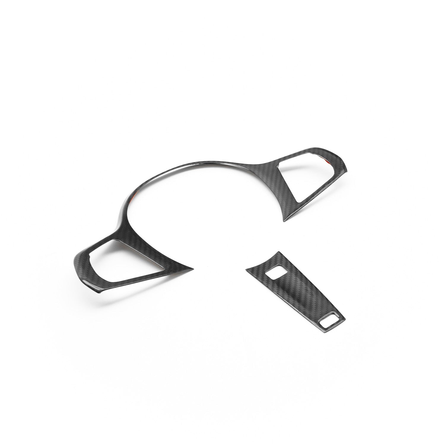 SHFT BMW G Series Steering Wheel Trim Cover In Gloss Carbon Fibre