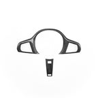 SHFT BMW G Series Steering Wheel Trim Cover In Gloss Carbon Fibre