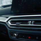 SHFT BMW M2/M3/M4 LCI Interior Centre Air Vent Trim In Gloss Carbon Fibre (G80/G81/G82/G83/G87)