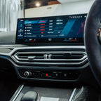 SHFT BMW G80 M3, G82 M4 & G87 M2 LCI Interior Inner Air Vent Trim In Gloss Carbon Fibre