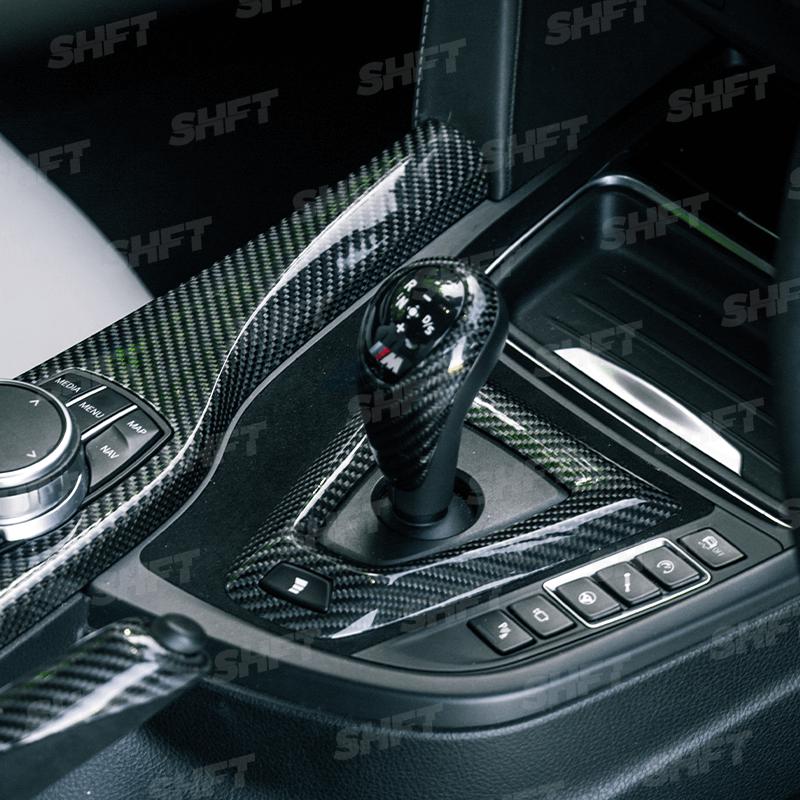 SHFT BMW M DCT Gear Selector Replacement In Gloss Carbon Fibre (F Series)