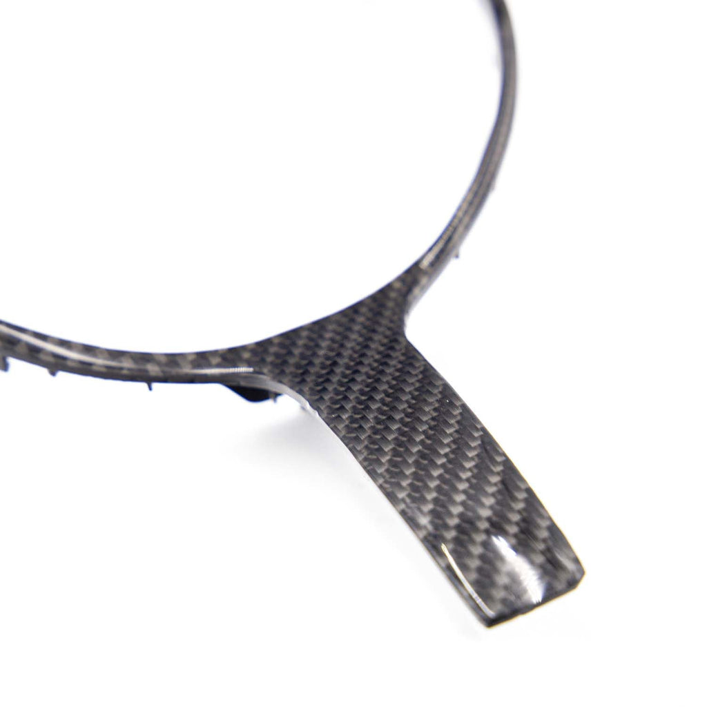 SHFT BMW M Sport Steering Wheel Trim Insert In Gloss Carbon Fibre