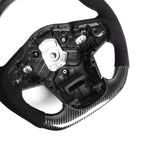 SHFT Toyota Supra Steering Wheel in Gloss Carbon Fibre & Alcantara (A90)