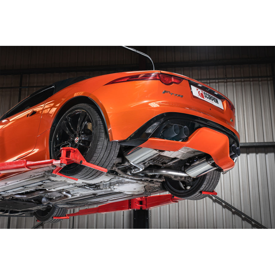 Scorpion Jaguar F-Type R 14 - 19 Cat-back System