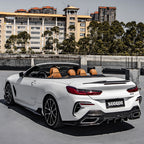 SooQoo BMW F93 M8 Gran Coupe Side Skirts In Gloss Carbon Fibre