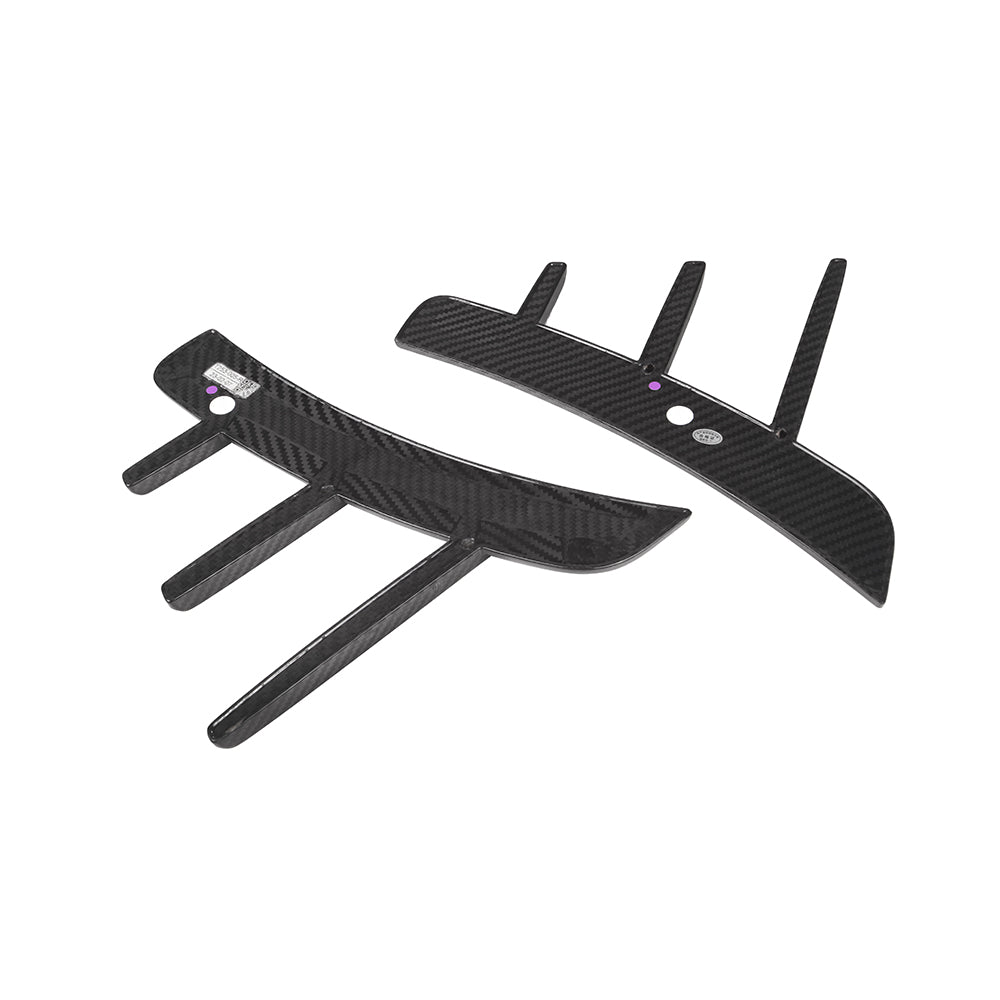 SooQoo BMW G22 G23 4 Series Front Side Fender Trims In Gloss Carbon Fibre