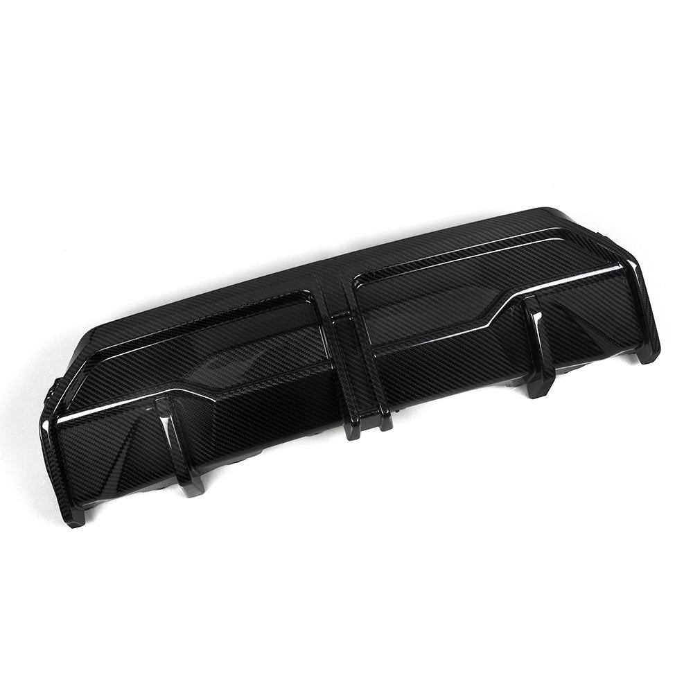 SooQoo BMW G42 M240i Rear Diffuser In Gloss Carbon Fibre