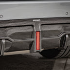 SQ Style with LED Pre-Preg Carbon Fibre Rear Diffuser for BMW 2 Series G42 Coupe 21-Present