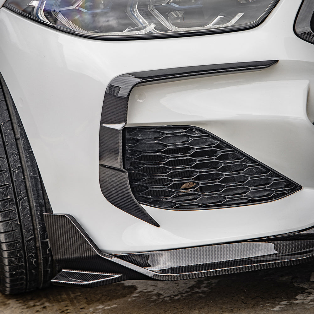 SQ Style Pre-Preg Carbon Fibre Front Splitter for BMW G14 G15 G16 8 Series 20-Present