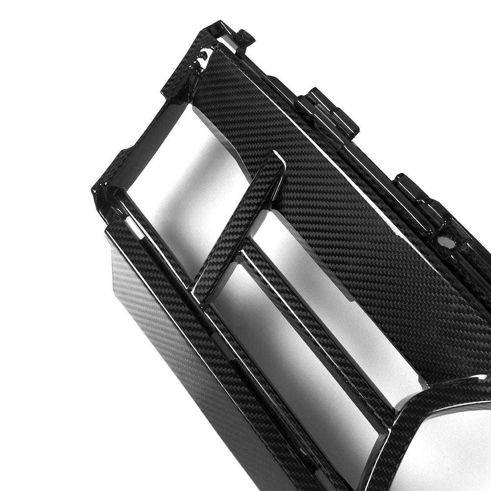 SooQoo BMW G05 X5 LCI Front Bumper Trim In Gloss Carbon Fibre