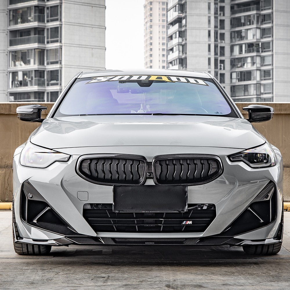SQ Style Pre-Preg Carbon Fibre Front Splitter for BMW 2 Series G42 Coupe 21-Present