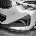 SooQoo BMW G42 M240i Front Ducts In Gloss Carbon Fibre