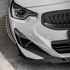 SooQoo BMW G42 M240i Front Splitter In Gloss Carbon Fibre