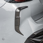 SQ Style Pre-Preg Carbon Fibre Rear Side Canards for BMW F97 X3M LCI 22-26