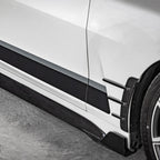 SooQoo BMW G22 G23 4 Series Rear Side Fender Trims In Gloss Carbon Fibre