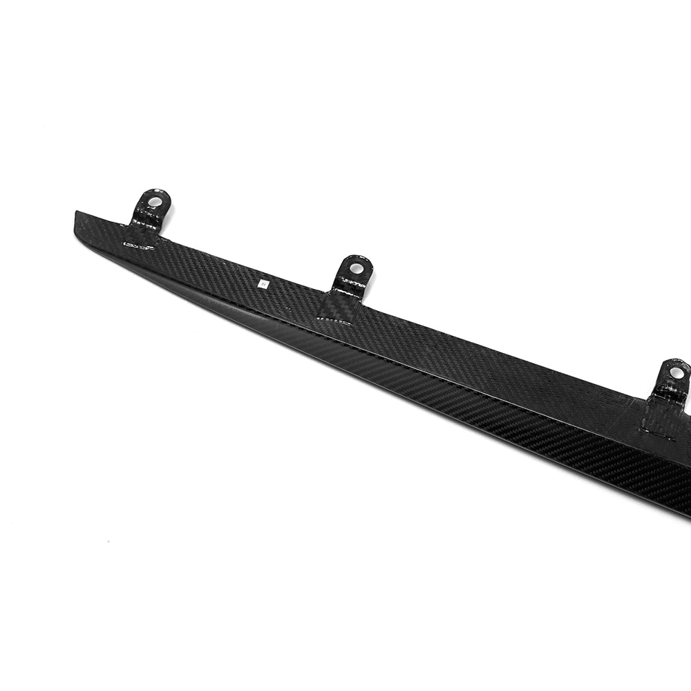 SooQoo BMW F93 M8 Gran Coupe Side Skirts In Gloss Carbon Fibre