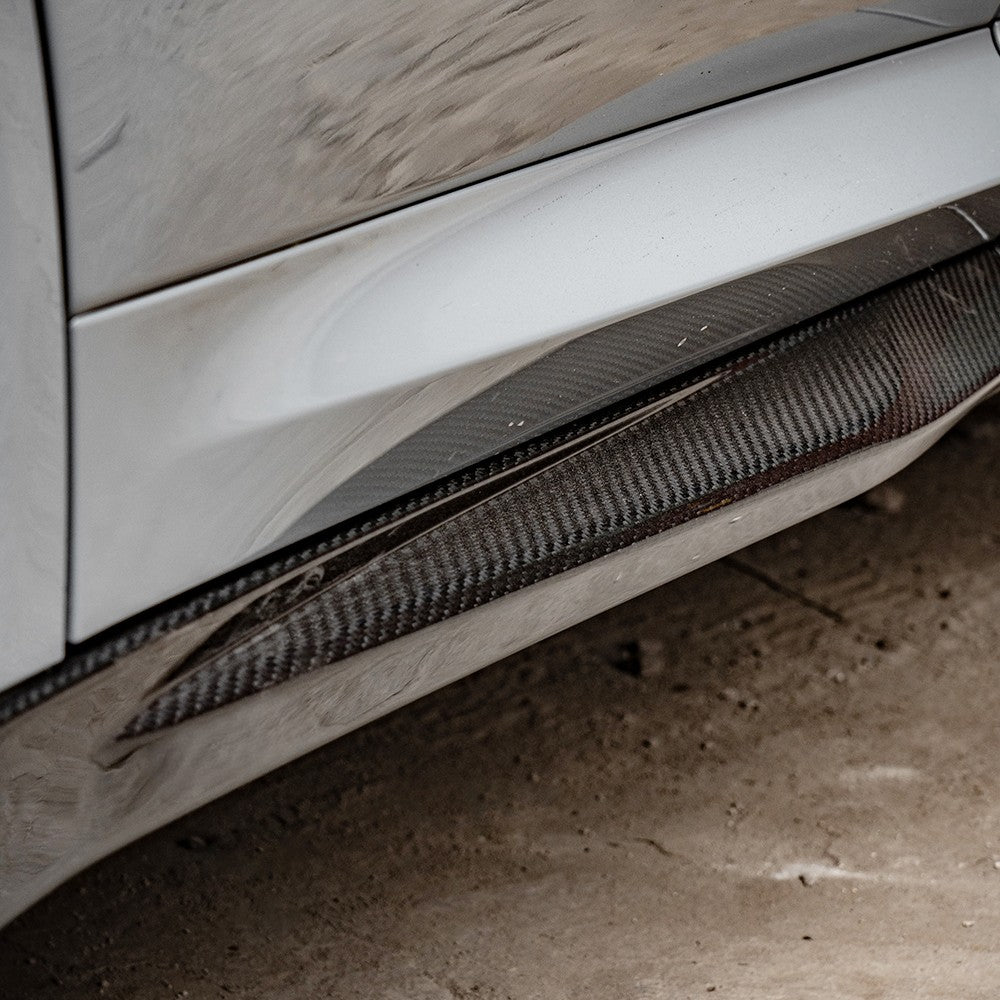 V Style Pre-Preg Carbon Fibre Side Skirts for BMW F97 X3M F98 X4M LCI 22-26