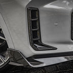 SooQoo BMW G05 X5 LCI Front Splitter In Gloss Carbon Fibre