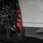 SooQoo BMW G80 M3 Front Mud Flaps In Gloss Carbon Fibre