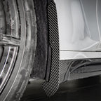 SooQoo BMW G80 M3 Front Mud Flaps In Gloss Carbon Fibre