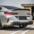 SQ Style Pre-Preg Carbon Fibre Rear Diffuser for BMW F91 F92 M8 Convertible & Coupe 20-Present
