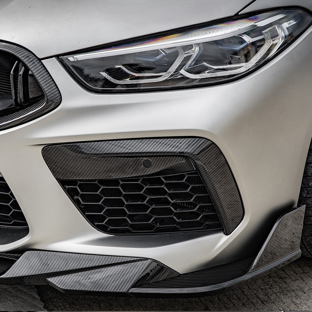 SQ Style Pre-Preg Carbon Fibre Front Splitter for BMW F91 F92 F93 M8 20-Present