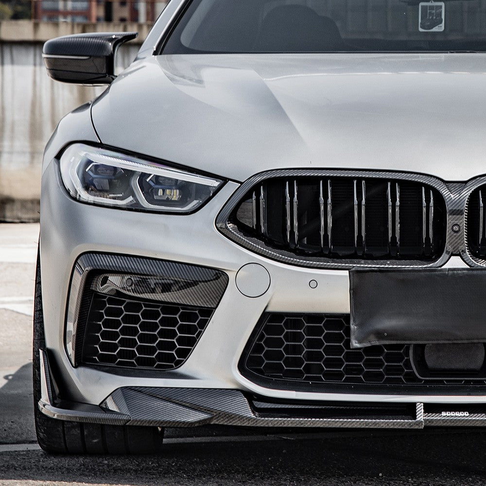 SQ Style Pre-Preg Carbon Fibre Front Splitter for BMW F91 F92 F93 M8 20-Present
