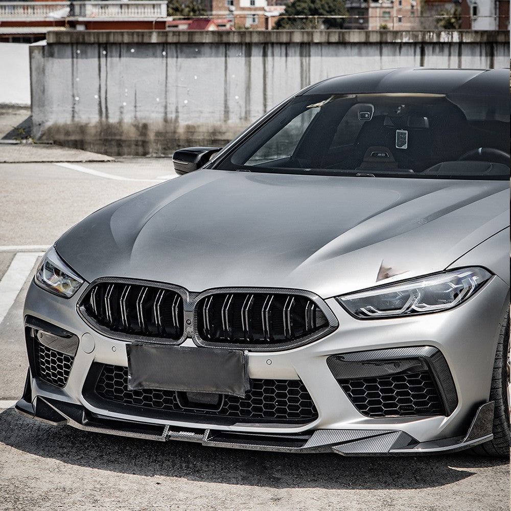SQ Style Pre-Preg Carbon Fibre Front Splitter for BMW F91 F92 F93 M8 20-Present