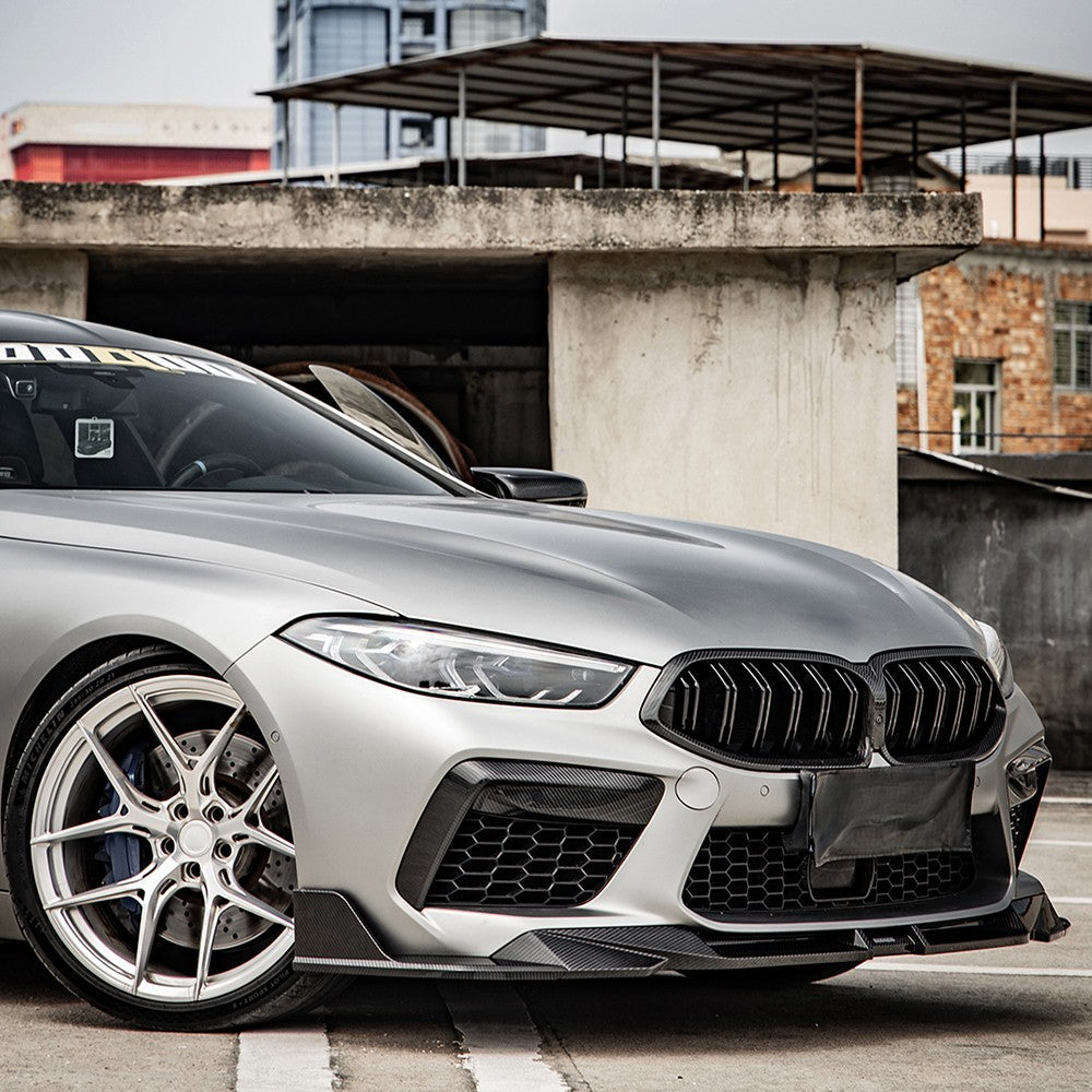SQ Style Pre-Preg Carbon Fibre Front Splitter for BMW F91 F92 F93 M8 20-Present