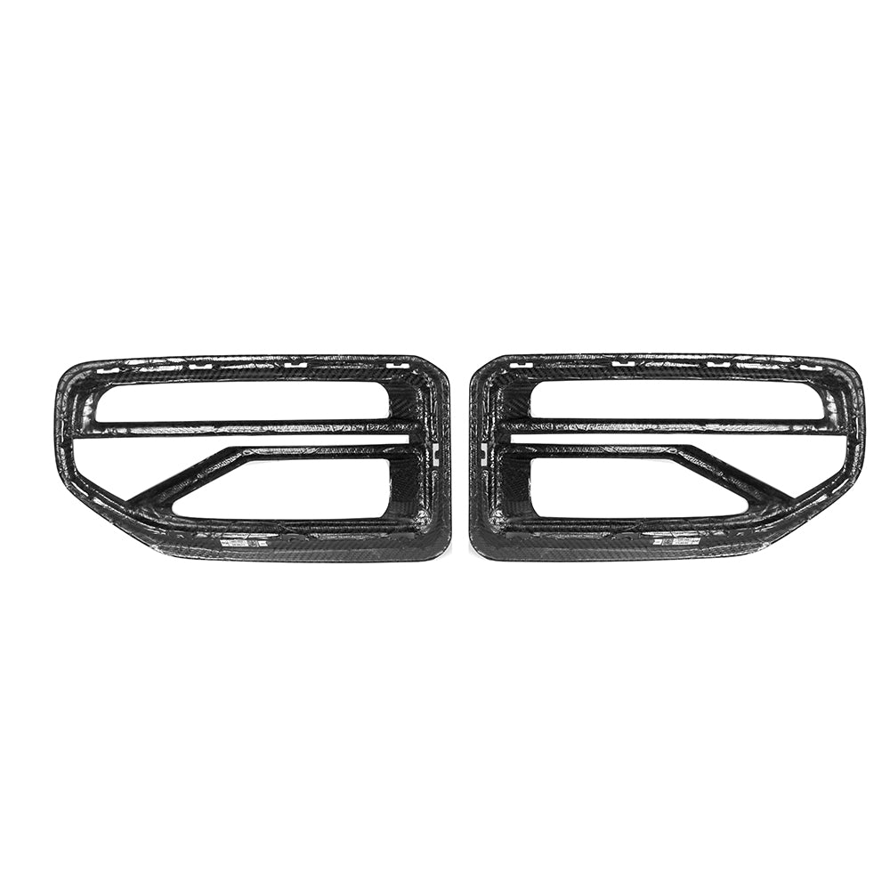 SooQoo BMW G87 M2 SQ-V Front Grilles In Gloss Carbon Fibre