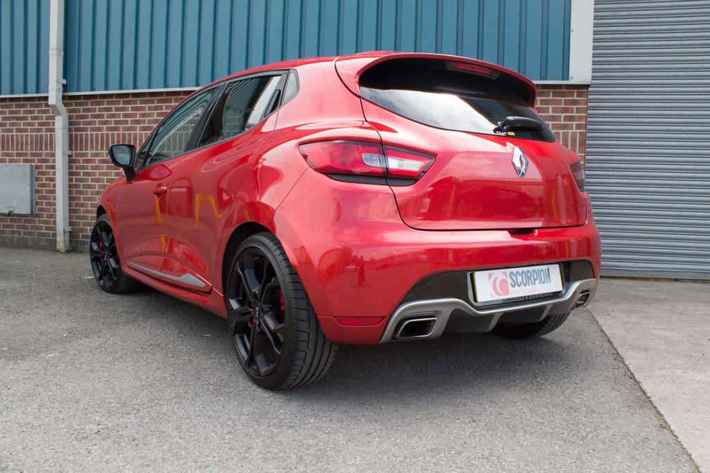 Scorpion Renault Clio MK4 RS 200 1.6L EDC (2013-15) Non-Resonated Cat-Back Exhaust - SRNS026