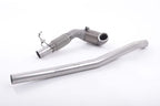 Milltek VW Golf MK7/7.5 R (inc. Estate), S3 8V (13-21) Fits Milltek Cat-back – Large Bore Downpipe and Hi-Flow Sports Cat