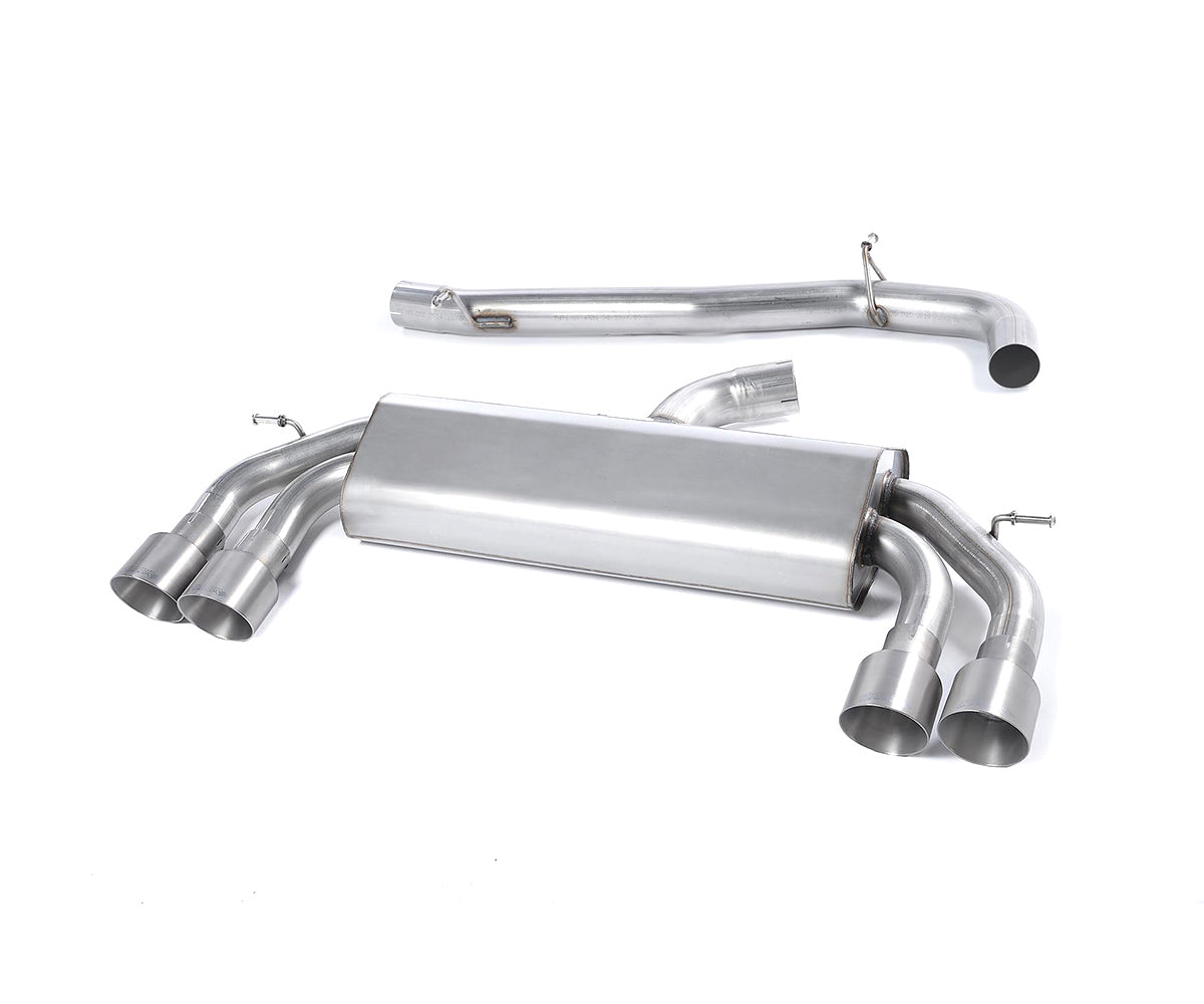Milltek Sport Audi S3 8V 3DR Non-Valved Race Cat-Back Exhaust