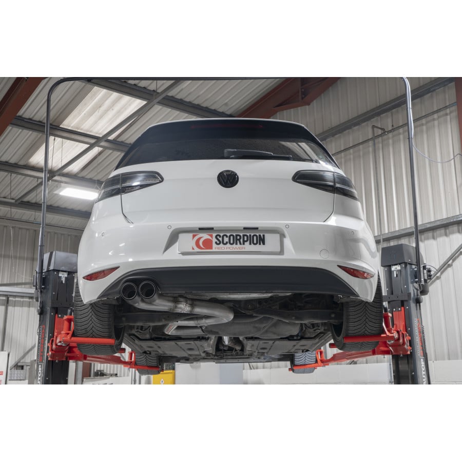 Scorpion VW Golf GTD MK7 (2013-2017) Non-Resonated Cat-Back Exhaust System