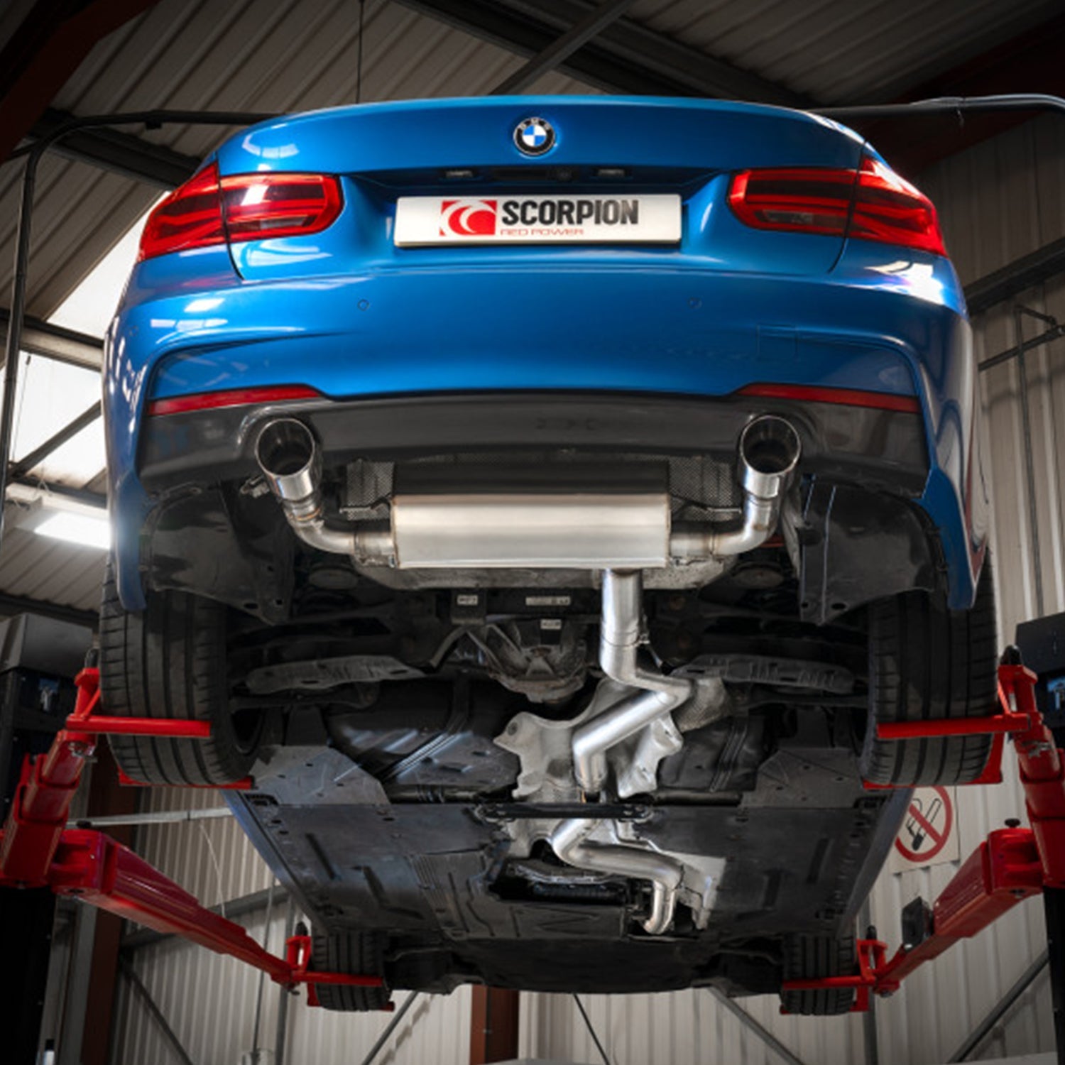 Scorpion BMW 340i & 440i Non Resonated Cat Back Exhaust System (F3X Non GPF Model)